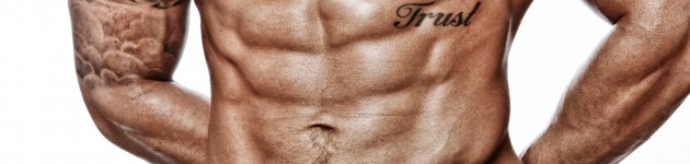 Smoking hot male body with tattooes